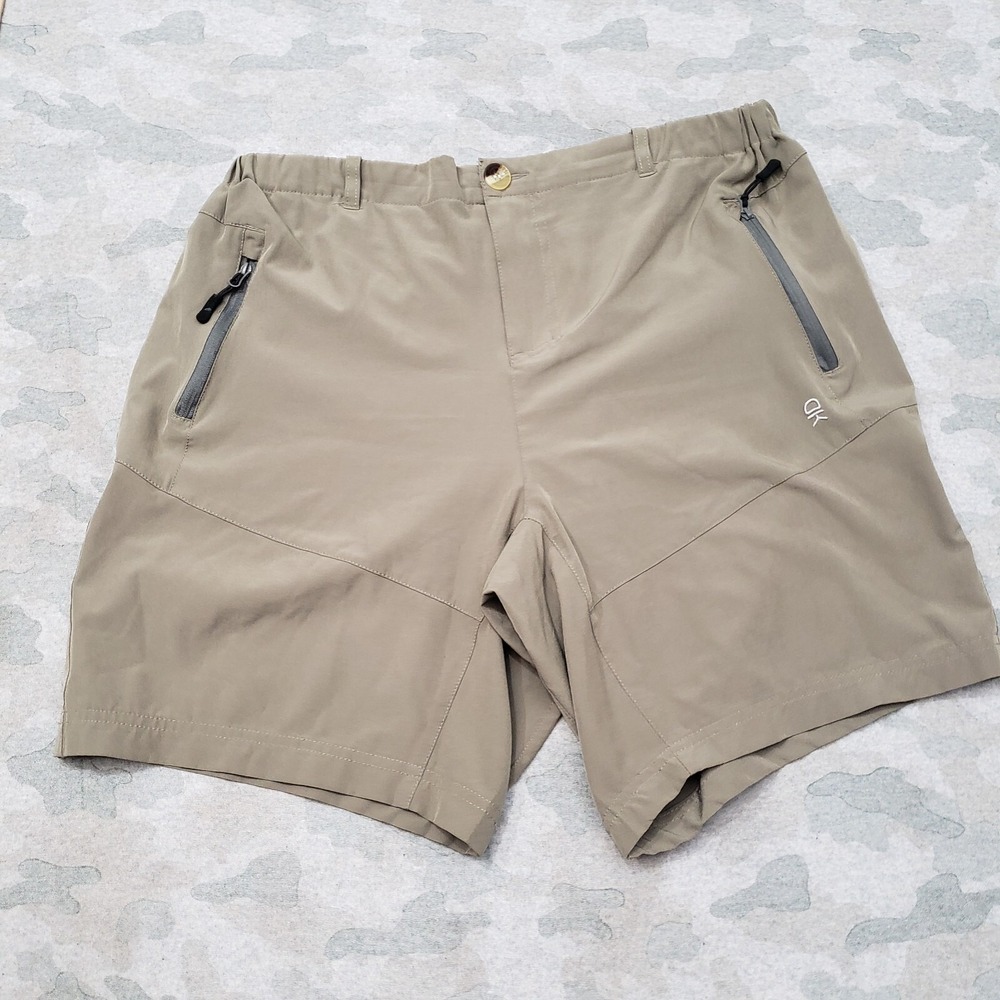 Little Donkey Andy Shorts Womens 2XL Green Zip Pockets